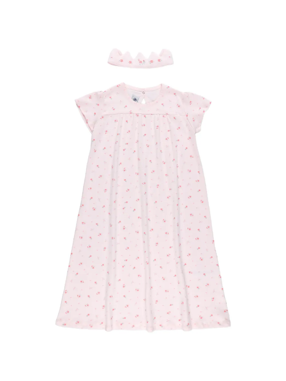 Petit Bateau floral-pattern nightdress (set of two) - Rosa