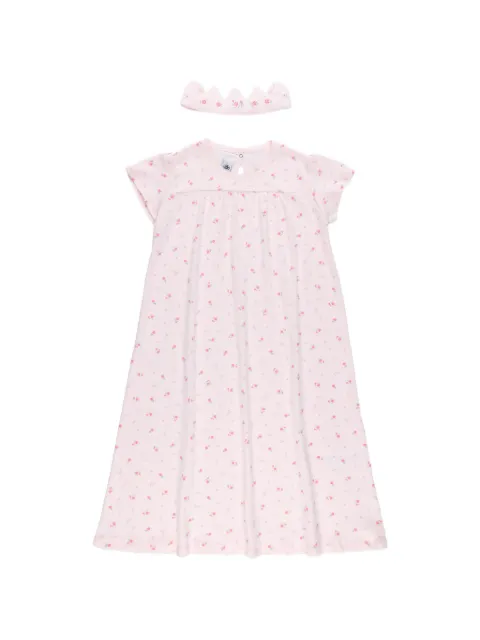 Petit Bateau floral-pattern nightdress (set of two) 