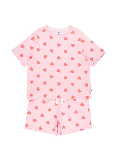Petit Bateau pyjama à motif cœur