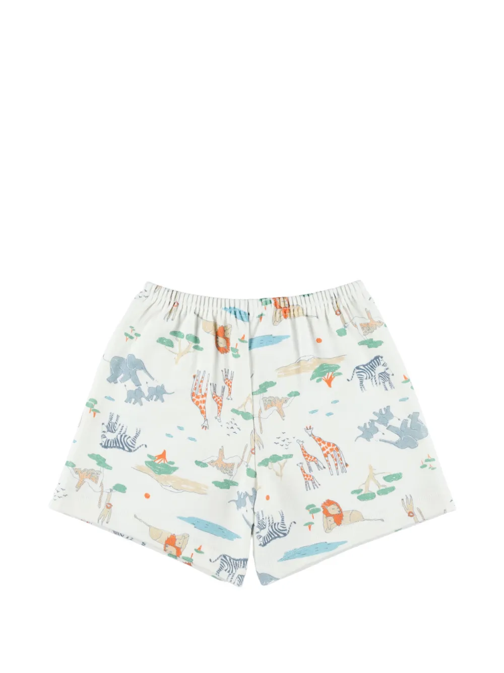 Petit Bateau Pyjama met dierenprint Beige