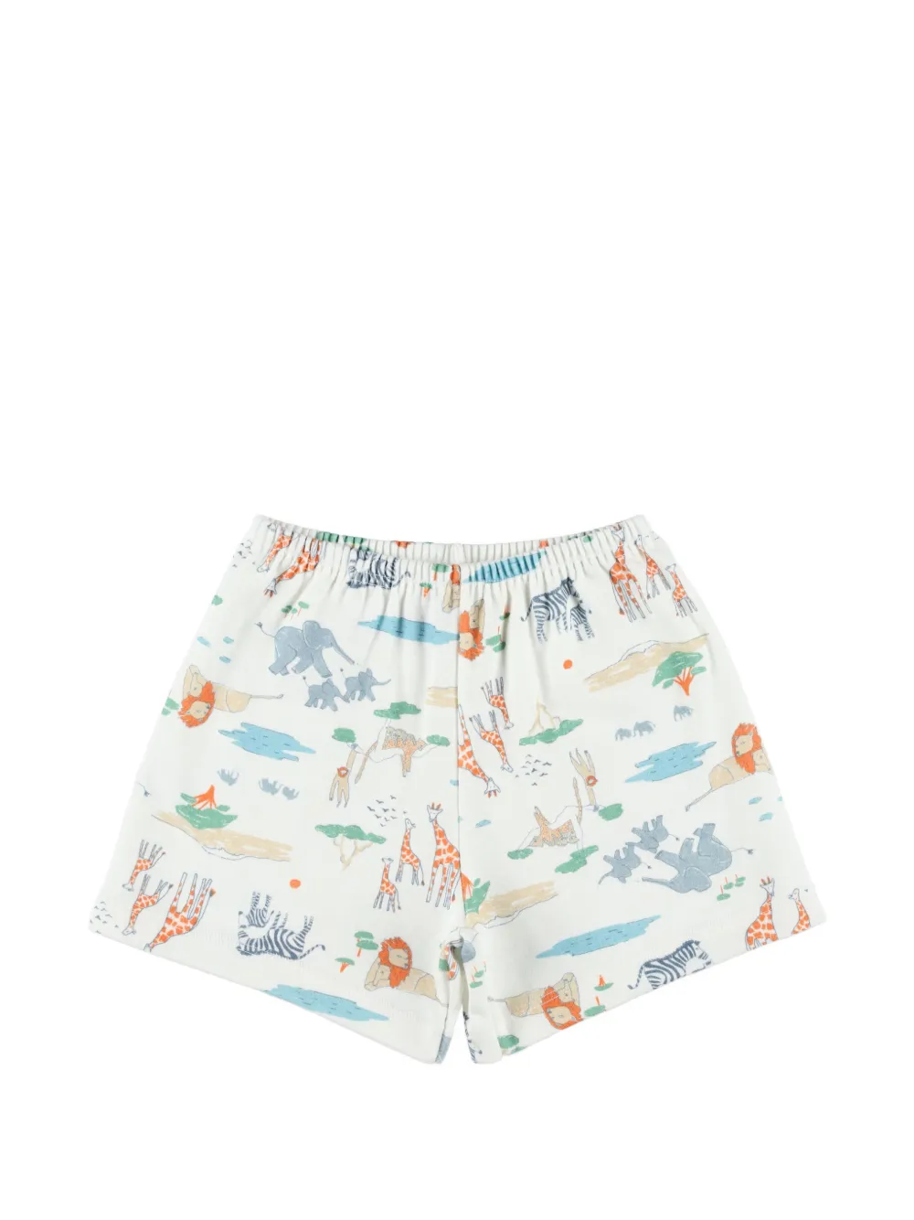 Petit Bateau Pyjama met dierenprint Beige