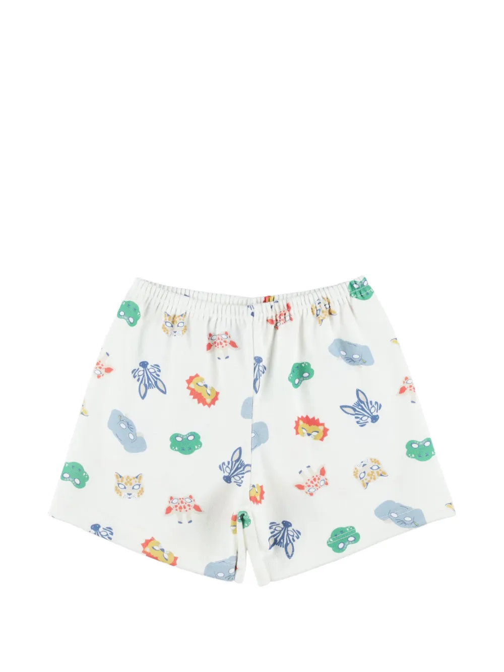 Petit Bateau Pyjama met dierenprint Wit