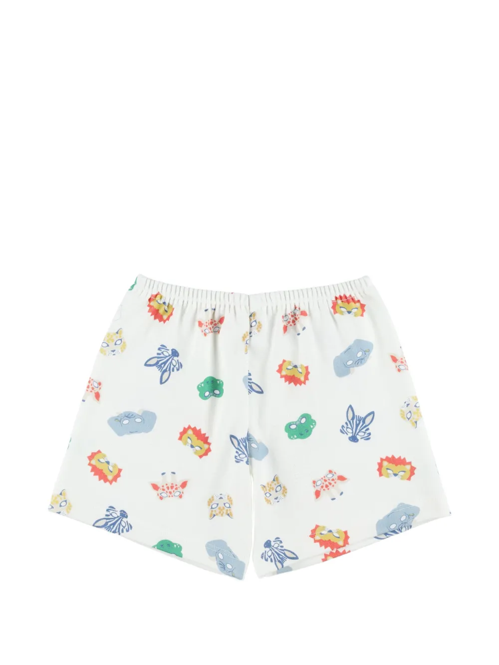 Petit Bateau Pyjama met dierenprint Wit