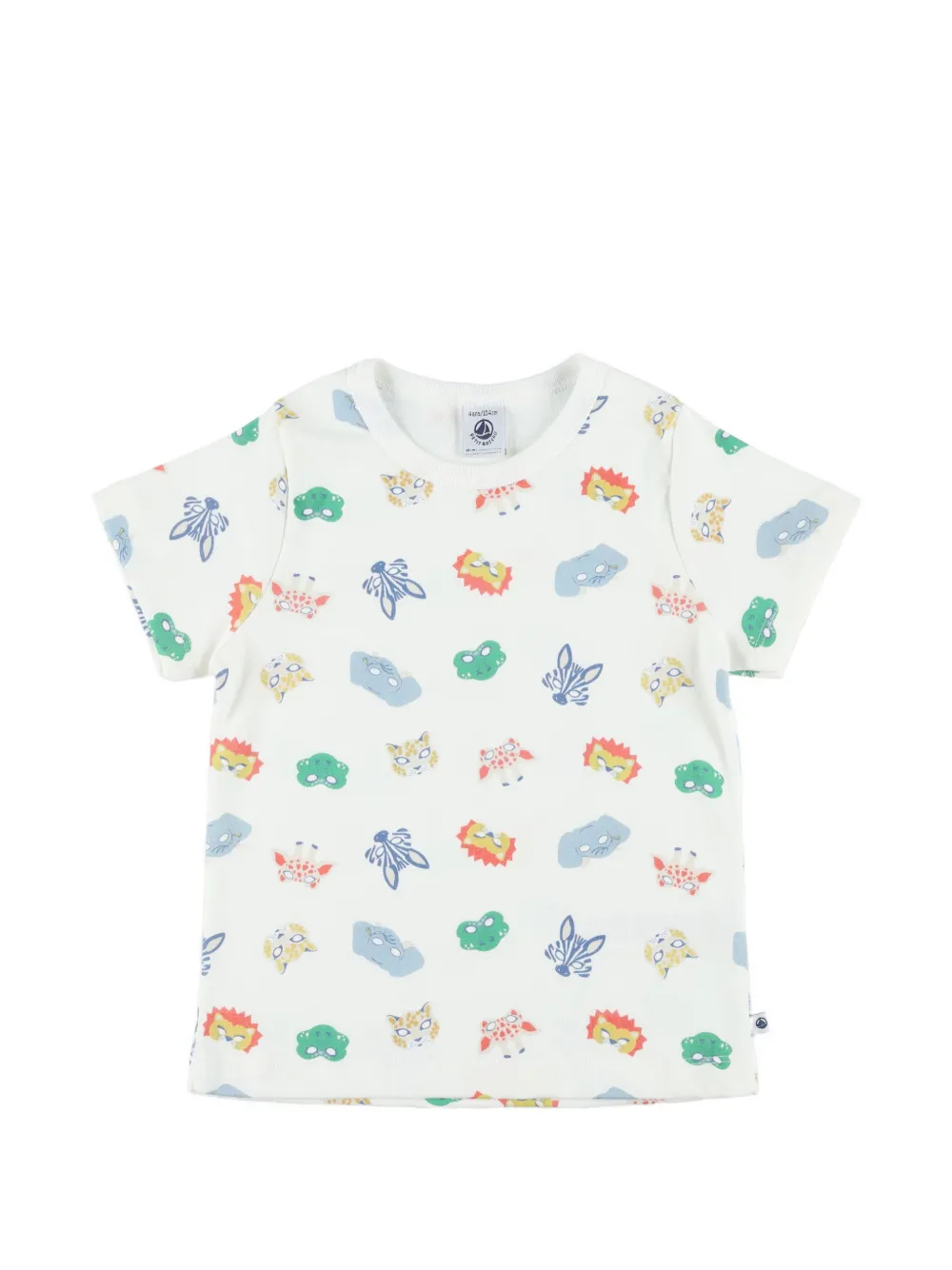 Petit Bateau Pyjama met dierenprint Wit