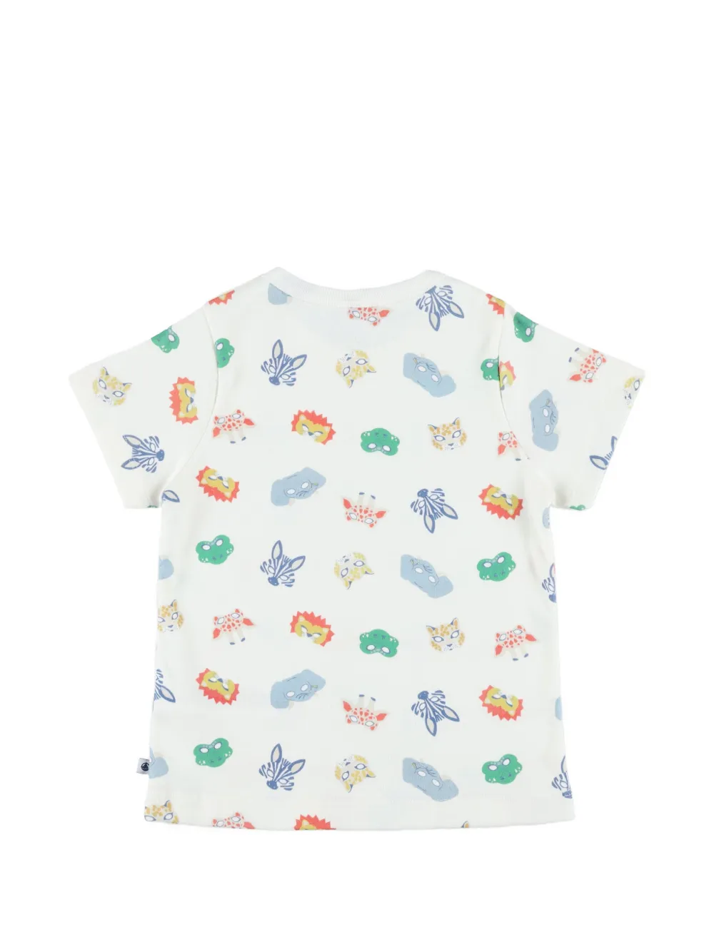 Petit Bateau Pyjama met dierenprint Wit