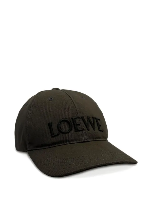 Loewe Futurist Cat Cap in Cotton in Brown