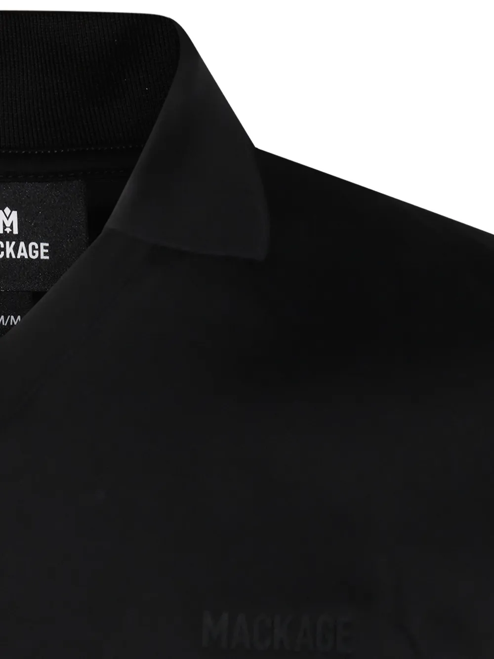Mackage Poloshirt met V-hals Zwart