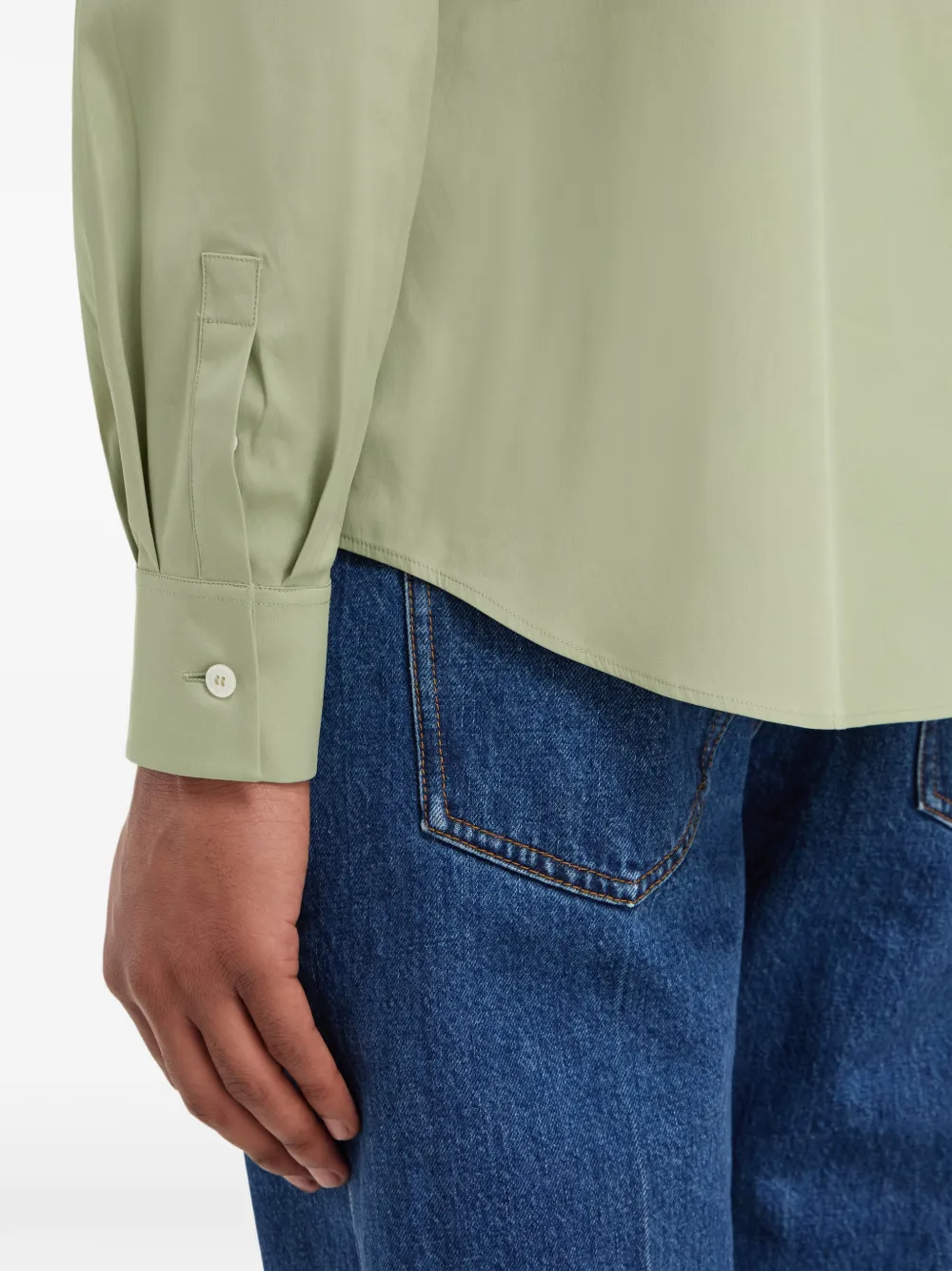 Ferragamo Button-down overhemd Groen