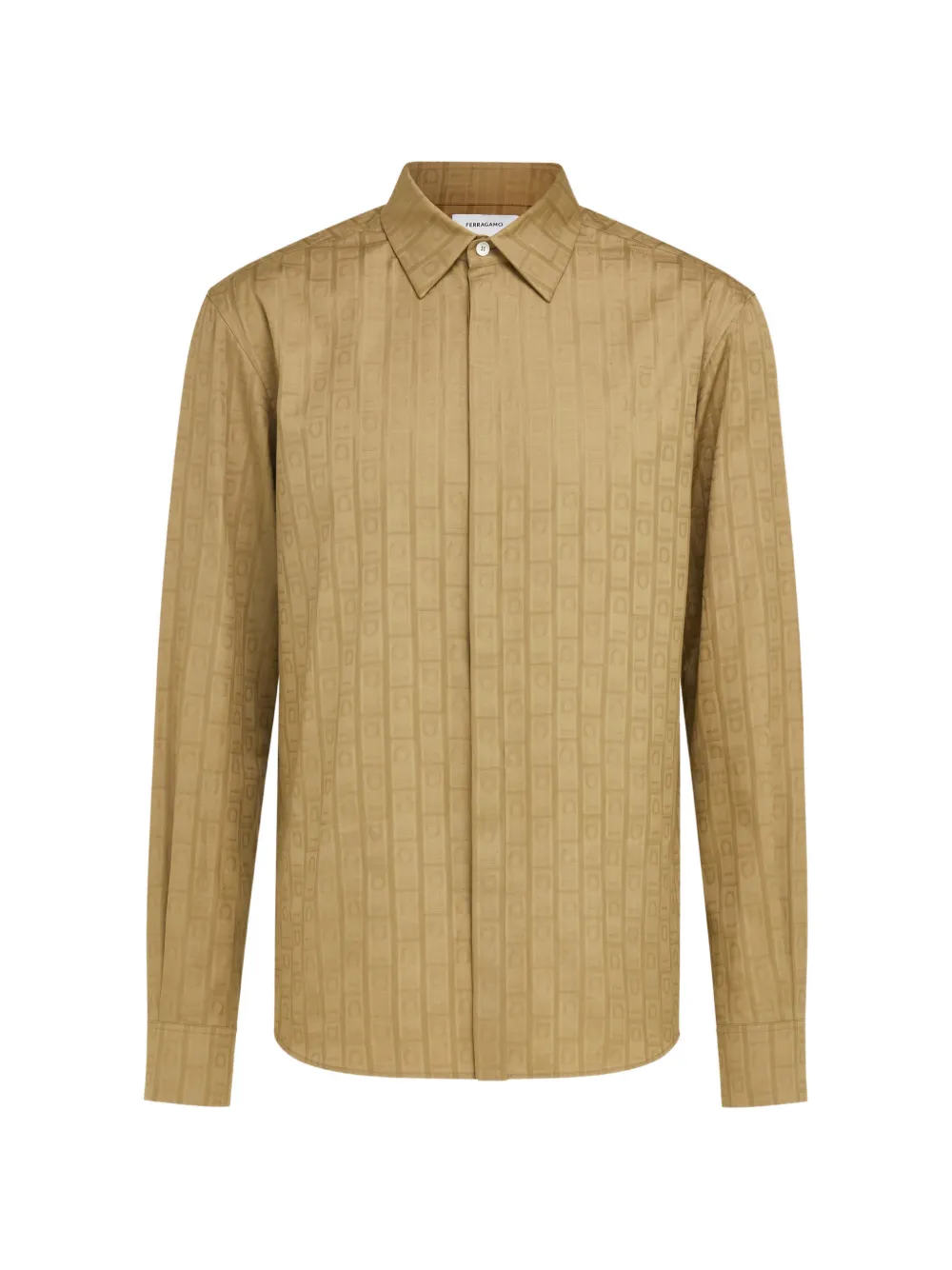 Ferragamo Monogram sport shirt - Neutrals