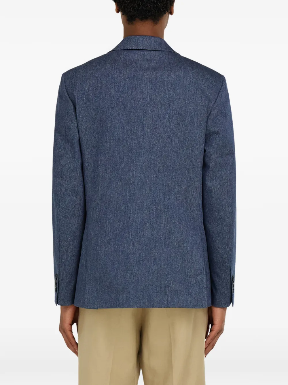 Ferragamo Denim blazer Blauw