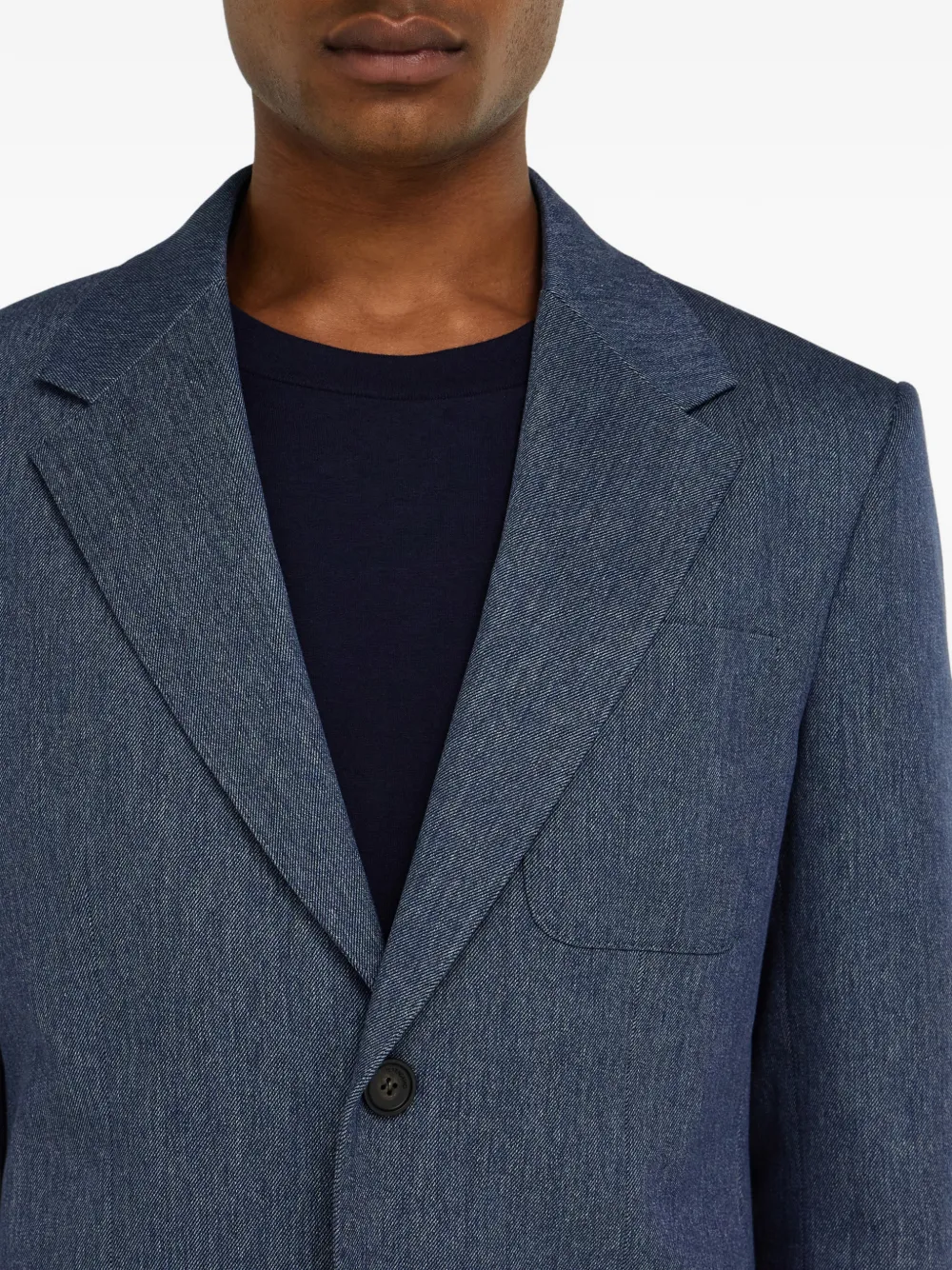 Ferragamo Denim blazer Blauw