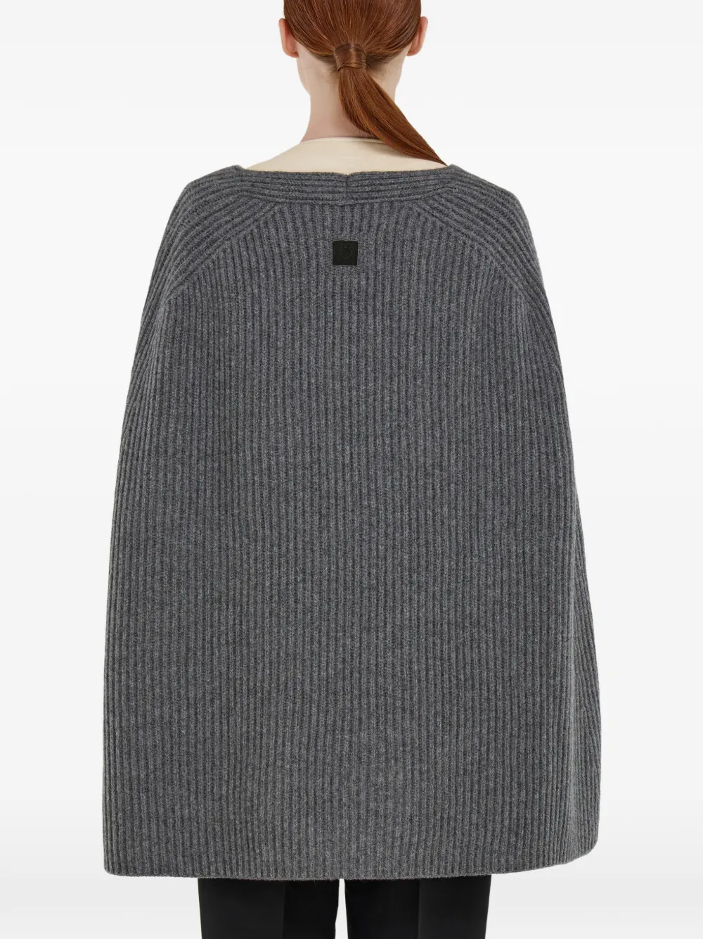  Ferragamo Mantella In Misto Cashmere - Grigio 