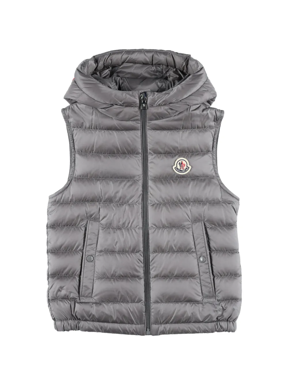 Moncler Enfant Uzzay gewatteerde bodywarmer Grijs