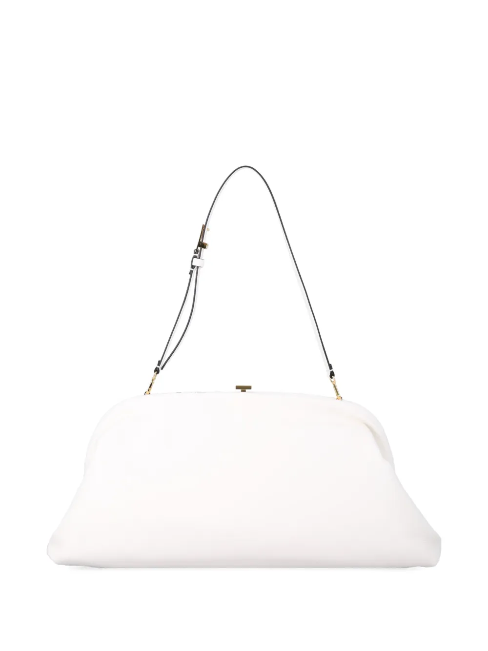Alberta Ferretti leather clutch bag - Bianco