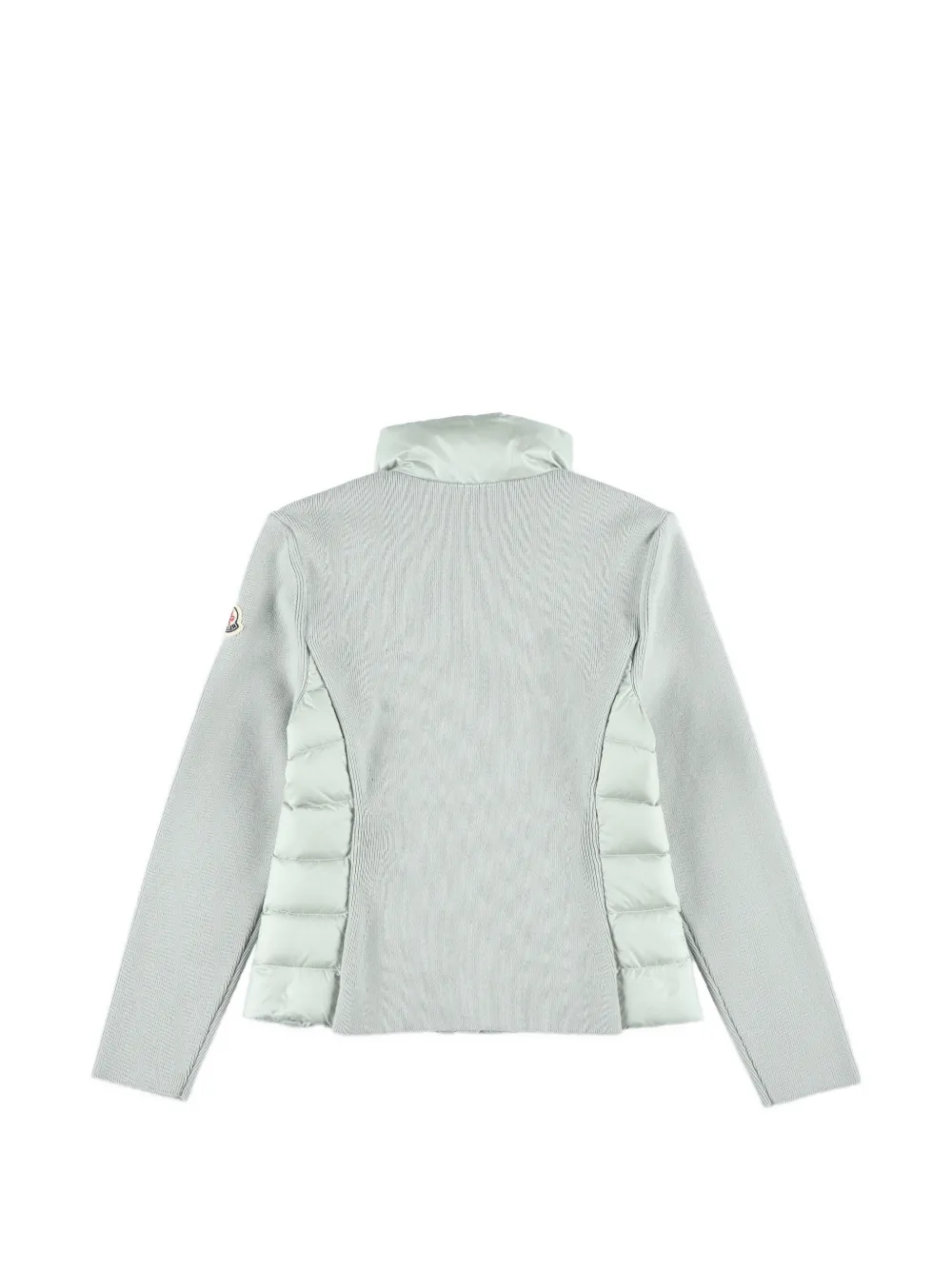 Moncler Enfant Vest met rits en gewatteerd vlak Grijs