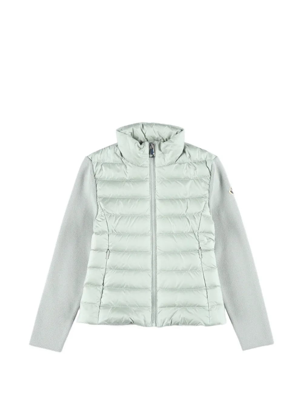 Moncler Enfant Vest met rits en gewatteerd vlak Grijs