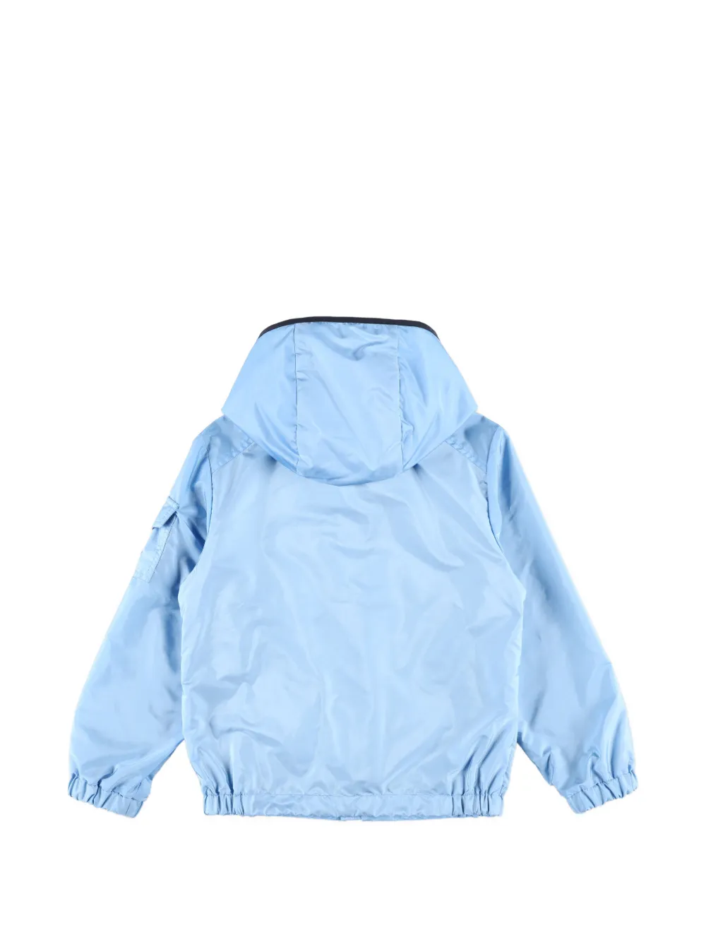 Moncler Enfant Banu regenjack met capuchon Blauw