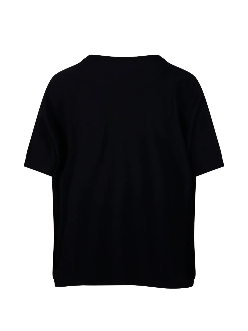 Roberto Collina T-shirt met ronde hals Zwart