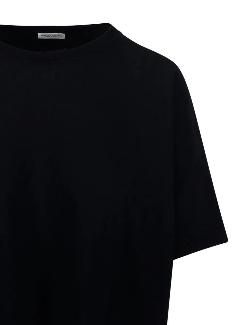 Roberto Collina T-shirt met ronde hals Zwart
