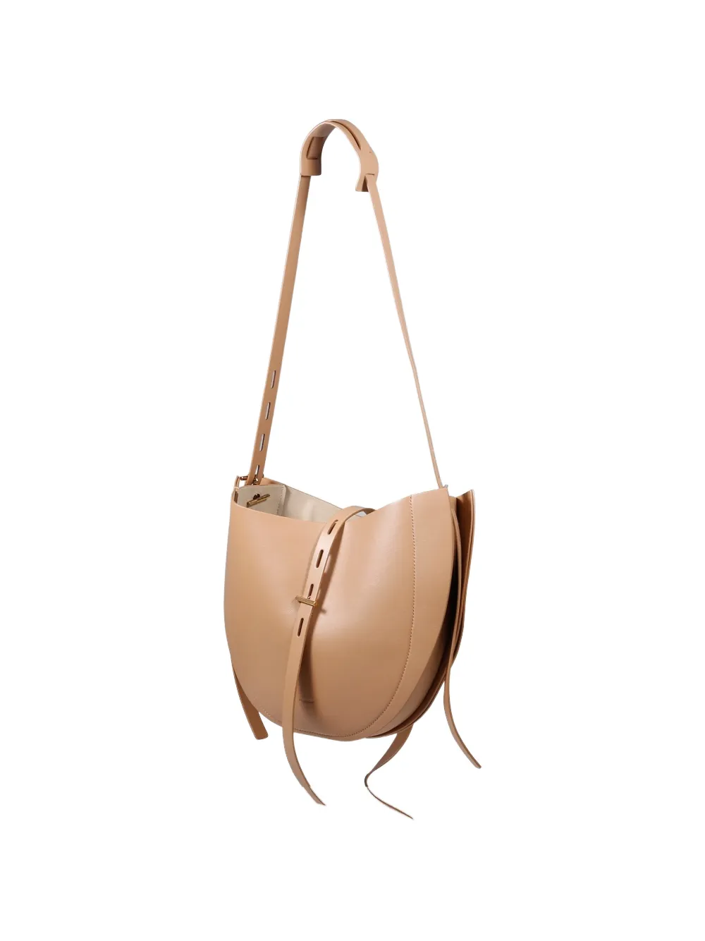  Minobossi Lizzie Buckle Strap Shoulder Bag - Neutrals 