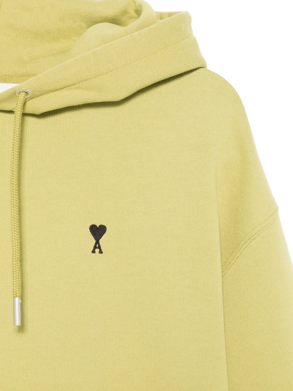 AMI Paris Hoodie met borduurwerk Groen