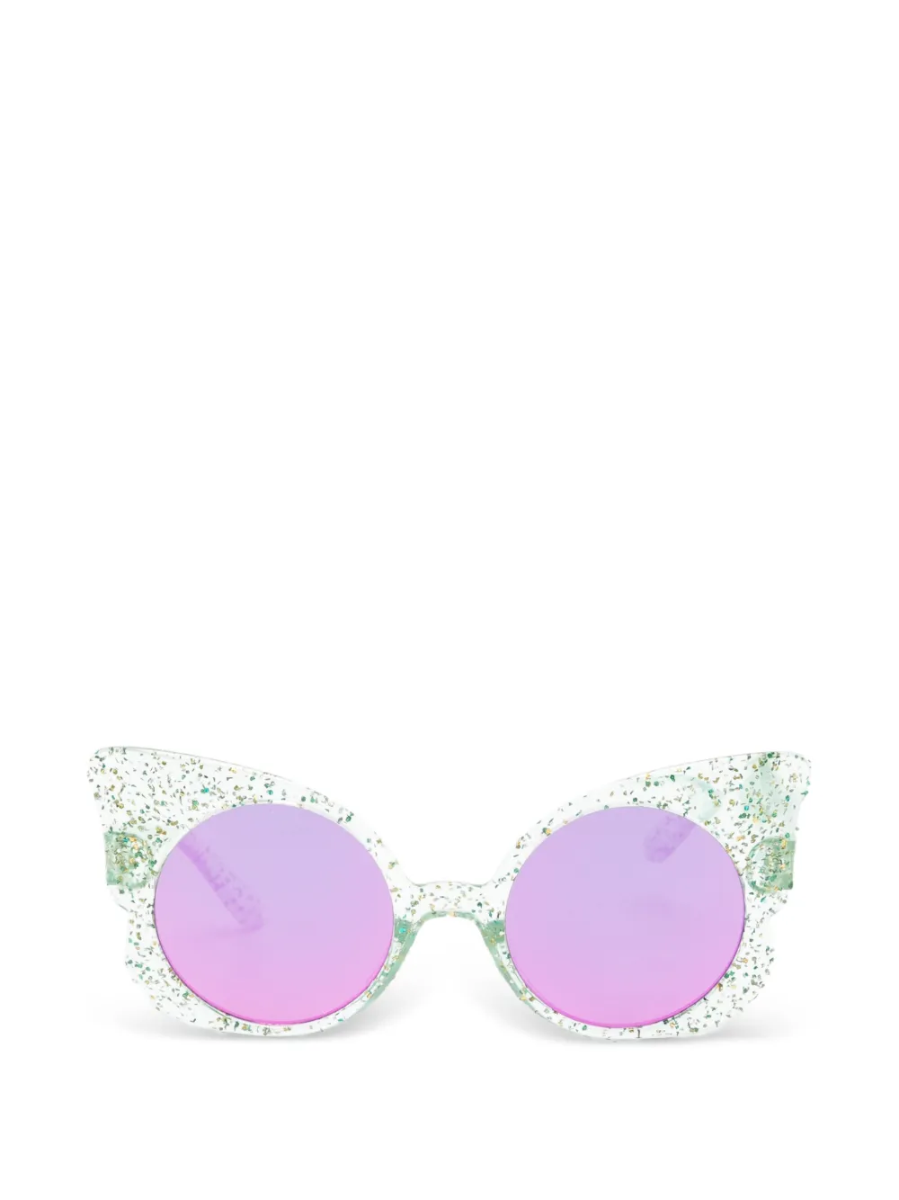 Billieblush glitter cat-eye sunglasses - Verde