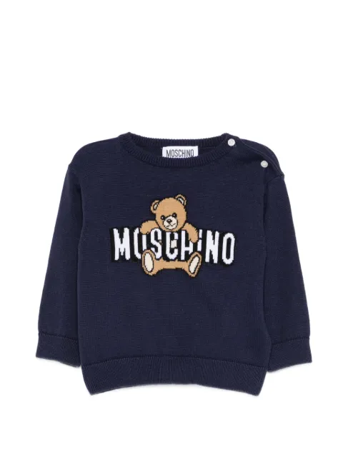 Moschino Kids top con motivo Teddy