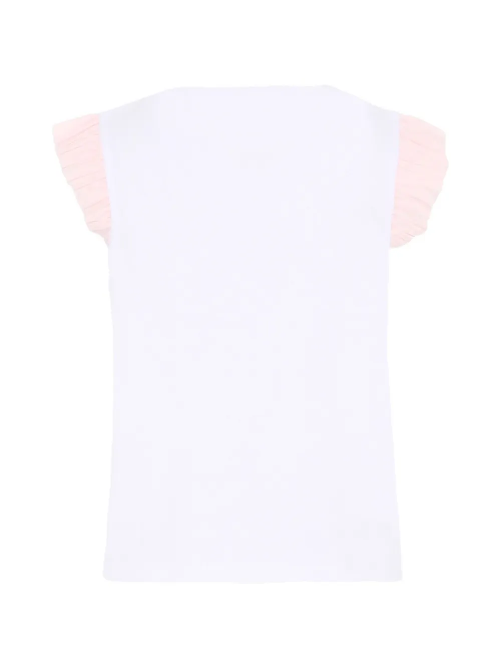 Billieblush T-shirt met ruchemouwen en print Wit