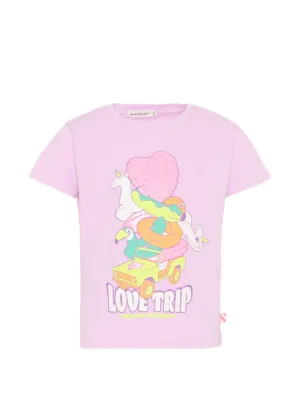 【未使い.セール】billieblush Tシャツ　ハート　3A Billieblush スパンコールハート Tシャツ | ニュートラル | FARFETCH JP