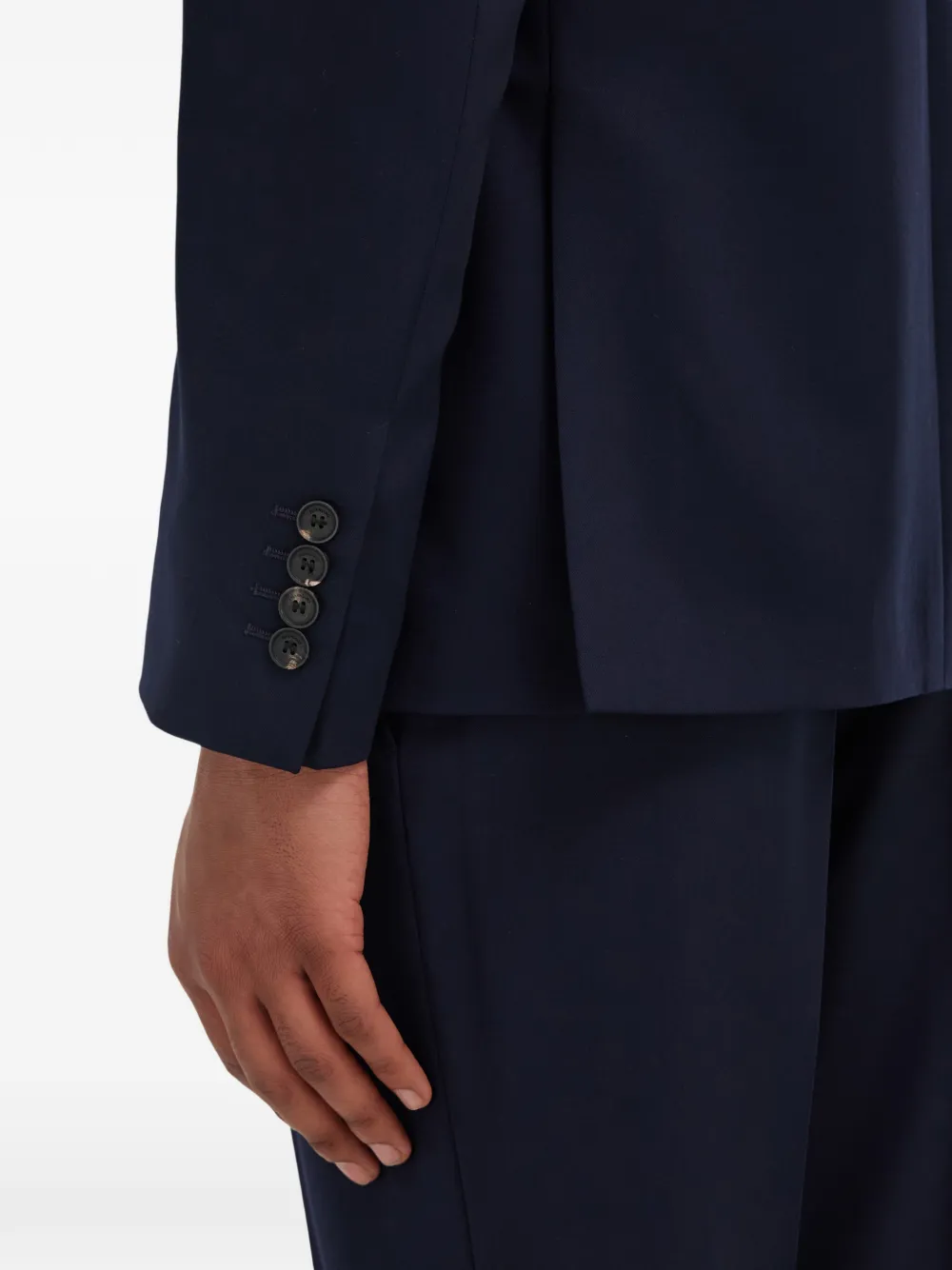 Ferragamo Kasjmier-wollen pak Blauw