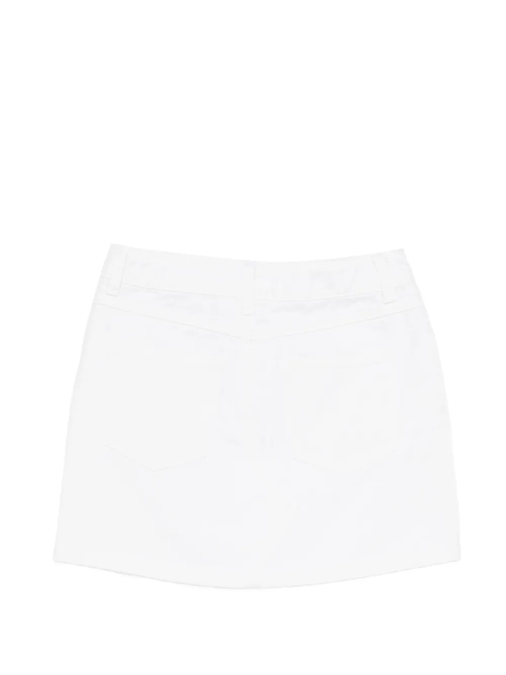 Moschino Kids Rok verfraaid met logo Wit
