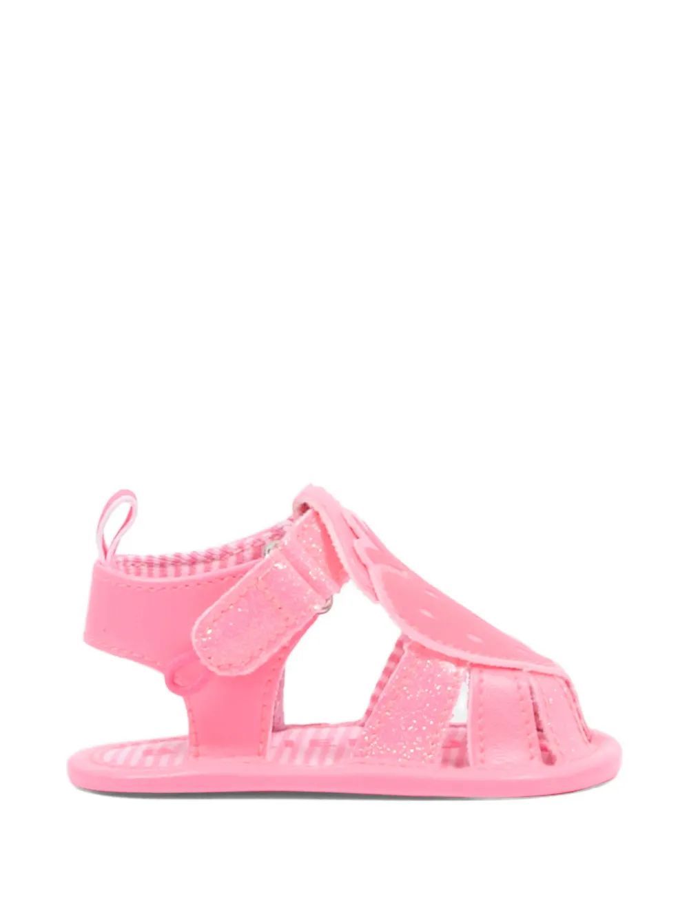 Billieblush strawberry appliqué sandals Roze
