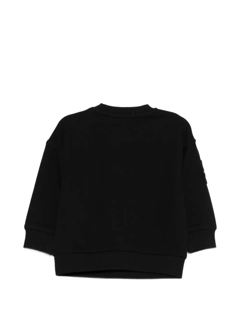 Moschino Kids Sweater met beer en logo Zwart