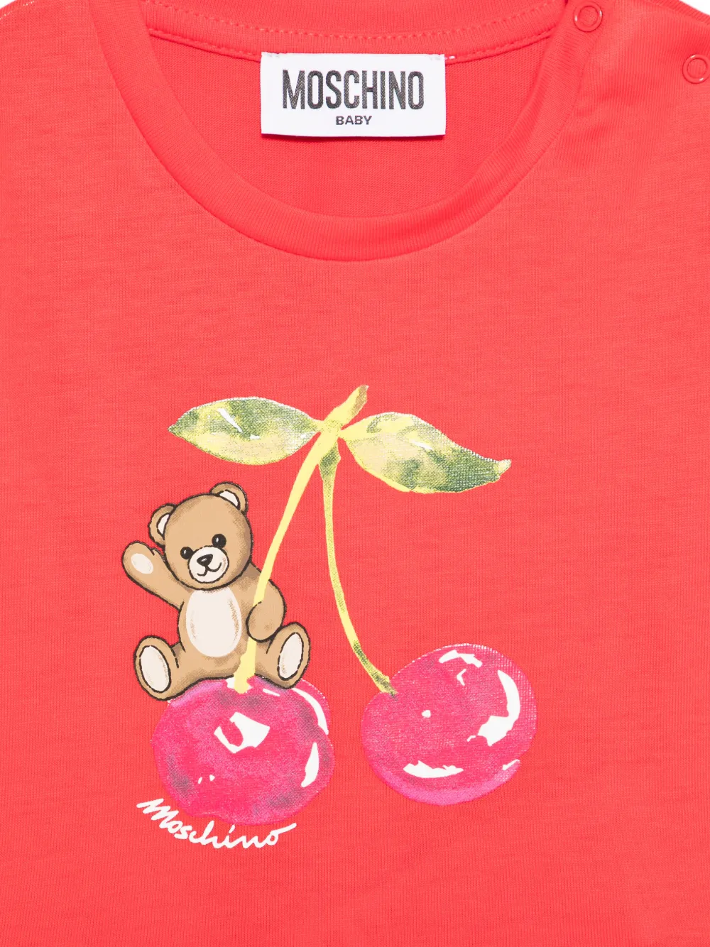  Moschino Kids Print T-shirt - Red 