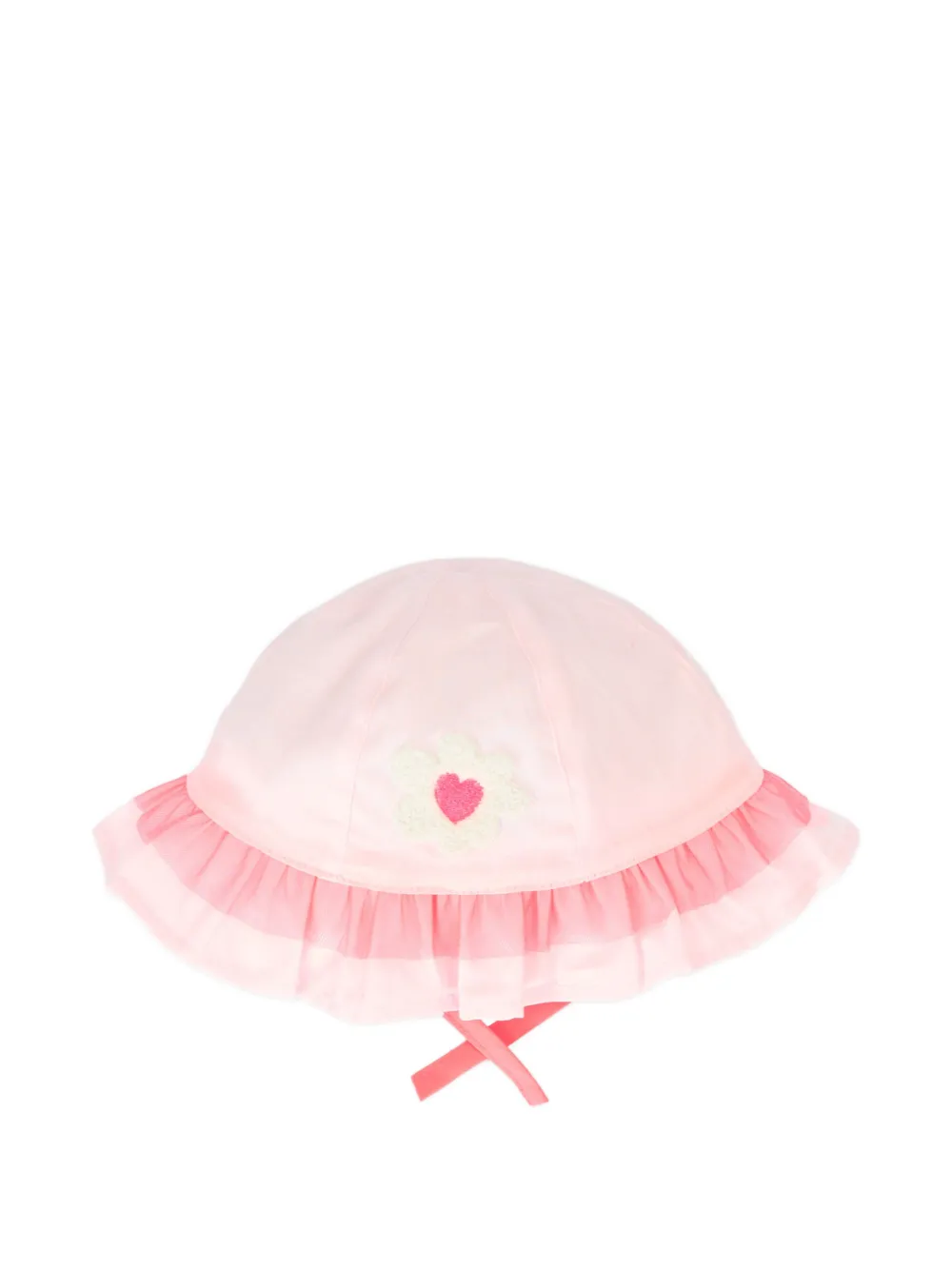 Billieblush flower-detail sun hat - Rosa