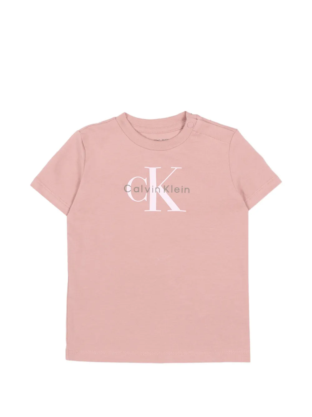Calvin Klein Kids short-sleeve logo T-shirt - Rosa