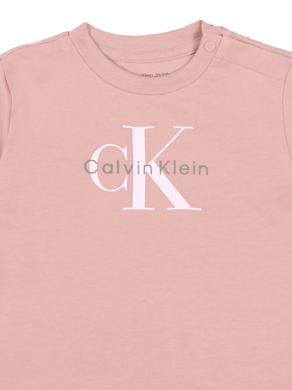 Calvin Klein Kids T-shirt met logo Roze
