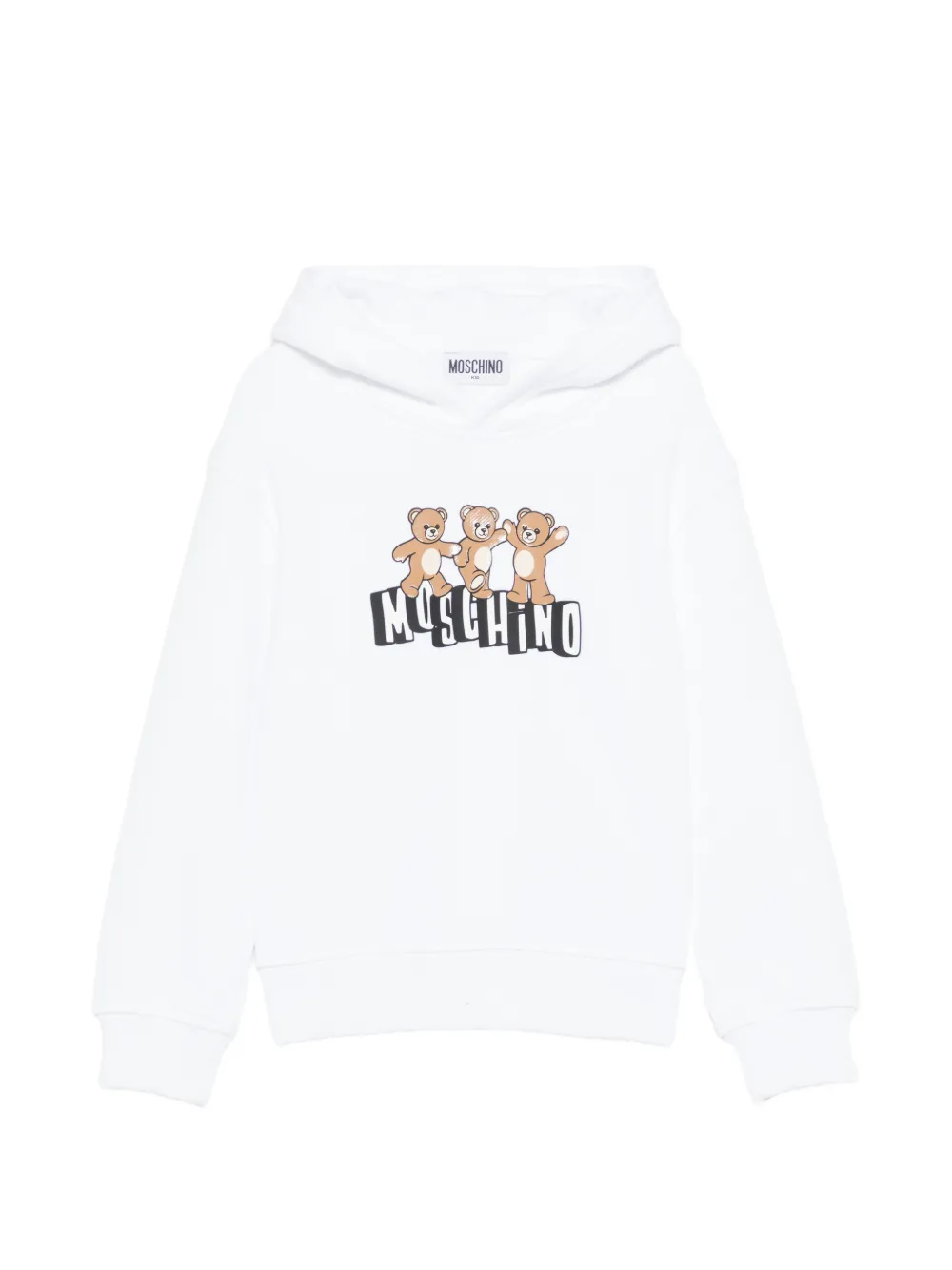 Moschino Kids Teddy Bear hoodie - Bianco
