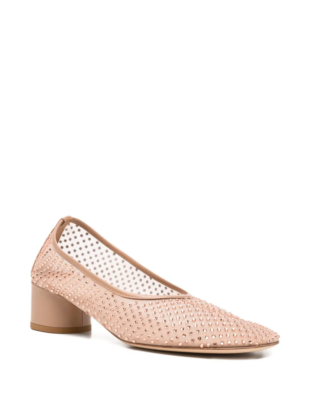 Dear Frances Balla pumps verfraaid met kristallen Roze