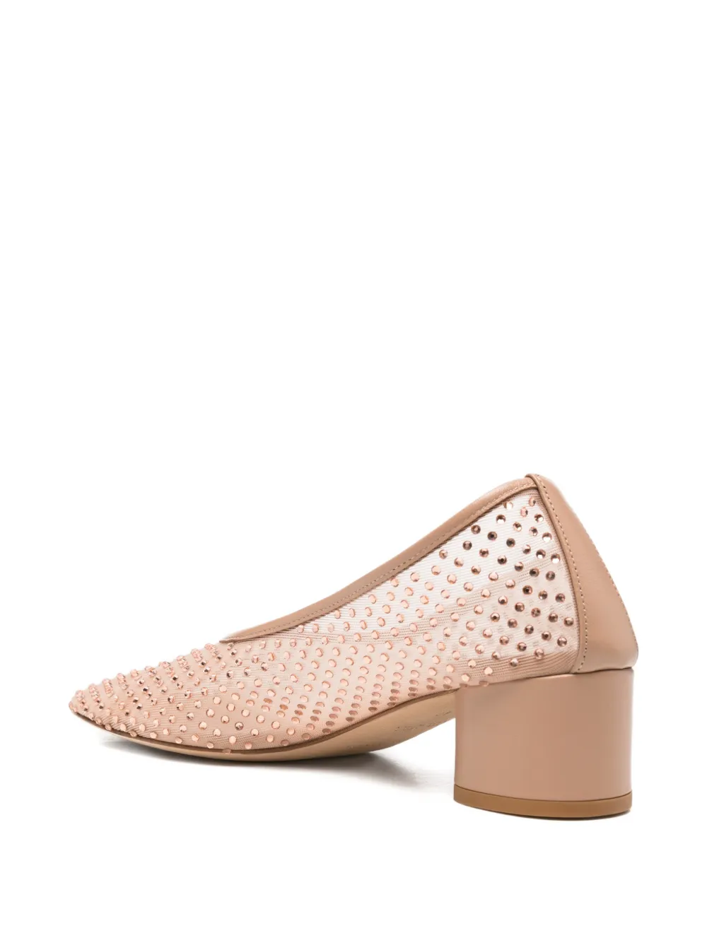 Dear Frances Balla pumps verfraaid met kristallen Roze