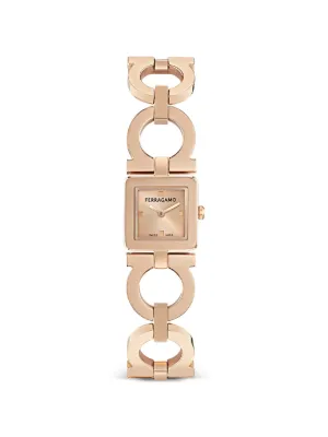 Ferragamo ダブルガンチーニ 19mm 腕時計 | ゴールドトーン | FARFETCH JP