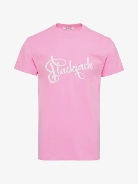 Blackjack logo-print logo T-shirt