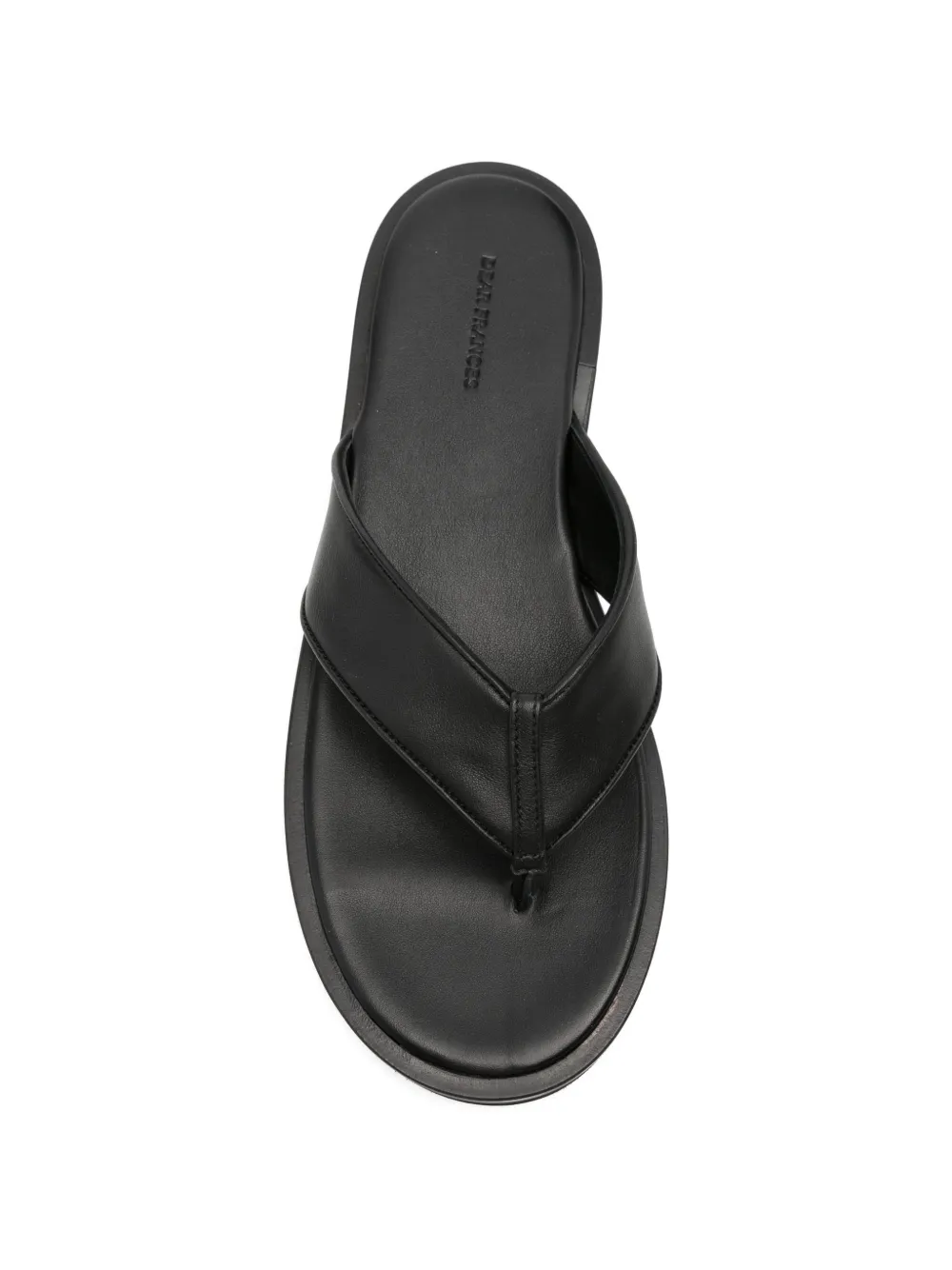 Dear Frances Capri platte sandalen Zwart