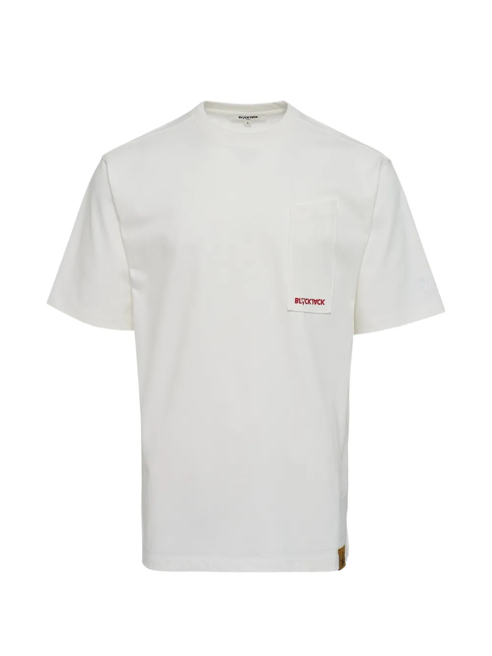Blackjack chest-pocket T-shirt - Bianco