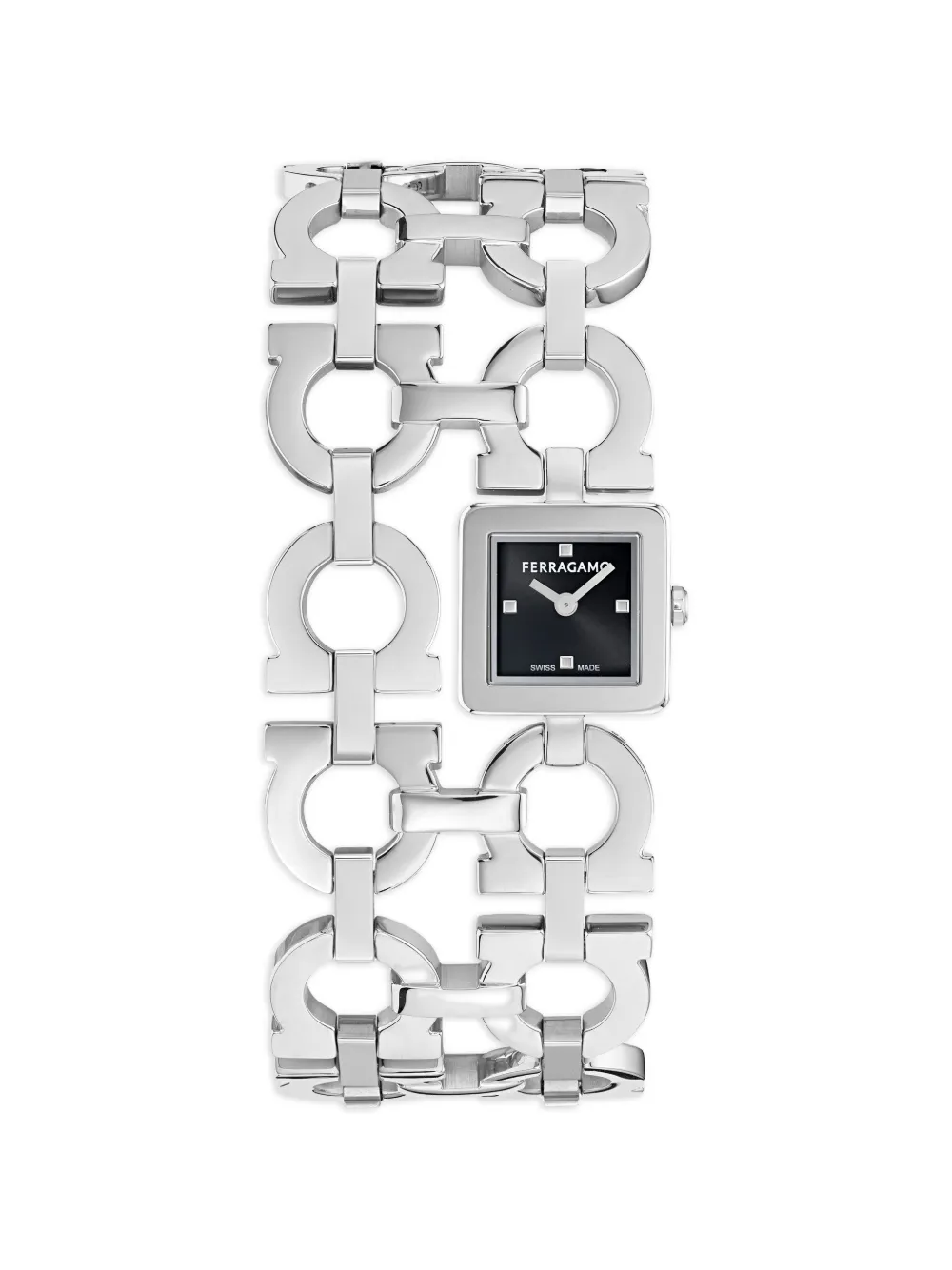 Ferragamo Double Gancini 19mm - Nero