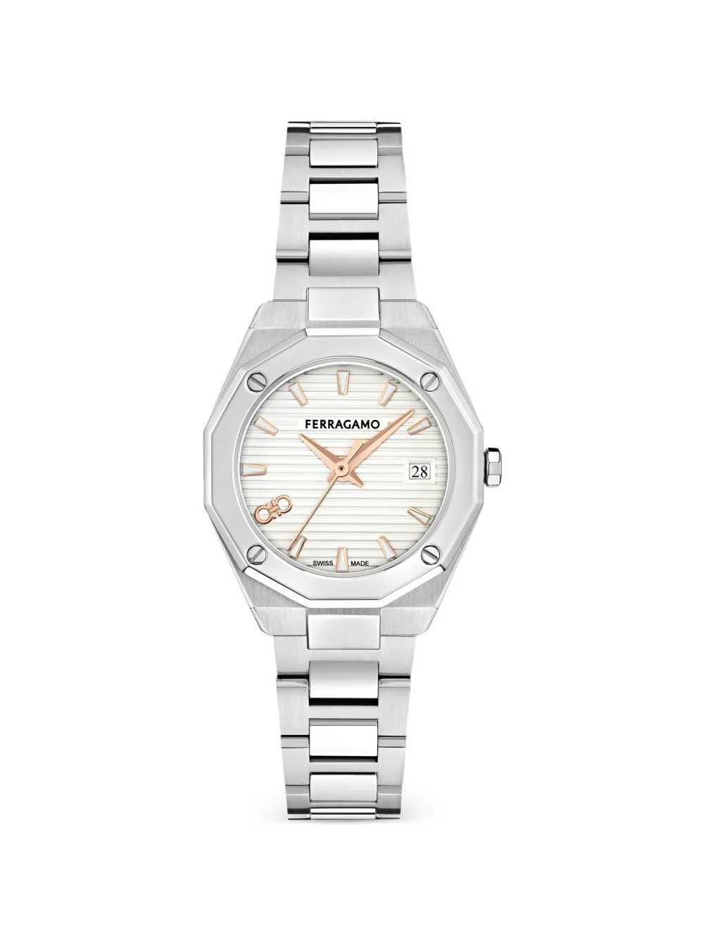 Ferragamo Orologio Versilia 28mm - Bianco