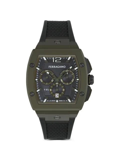 Ferragamo F-80 Tonneau Chronograph 41mm watch