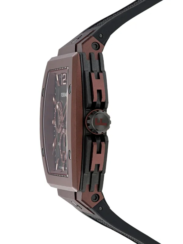 Ferragamo F-80 トノークロノグラフ 42mm 腕時計 | ブラック | FARFETCH JP