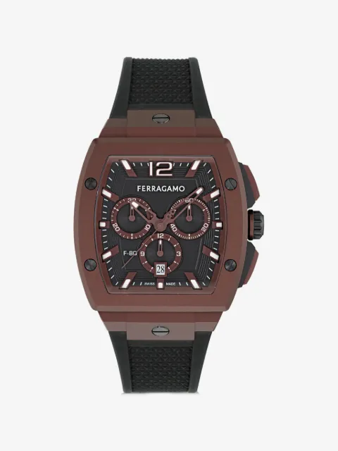 Ferragamo F-80 Tonneau Chronograph 42mm watch