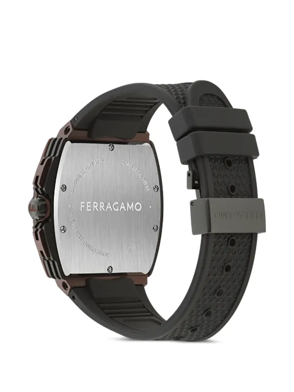 Ferragamo F-80 トノークロノグラフ 42mm 腕時計 | ブラック | FARFETCH JP